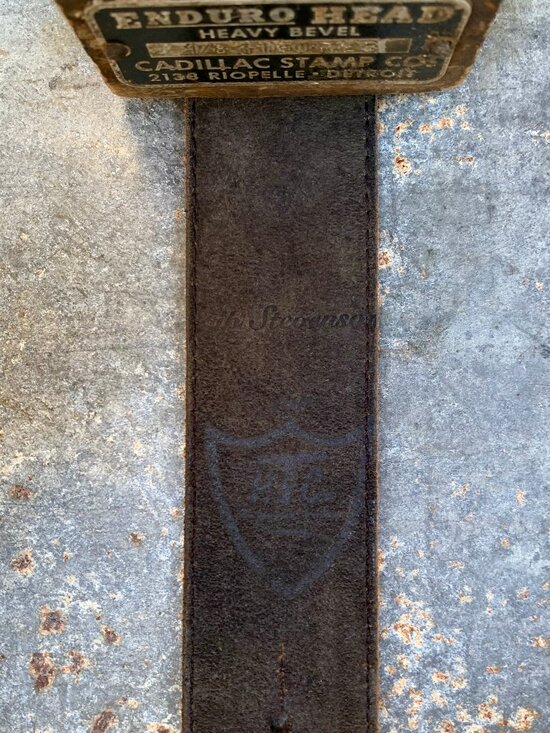 Vintage HTC Hollywood Trading Company rock, punk, goth leather belt main image 4